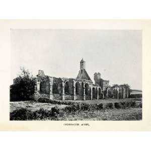  1904 Print Crossaguel Abbey St Mary Ruins Maybole Ayrshire 