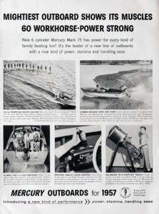 1957 Mercury outboards vintage ad  