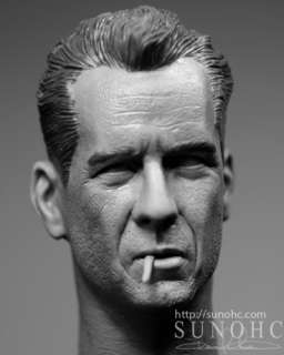 12 CUSTOM Bruce Willis JOHN MCCLANE head sculpt  