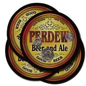  Perdew Beer and Ale Coaster Set: Kitchen & Dining