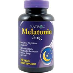 Melatonin ( Help Establish Normal Sleep Patterns. ) 3 mg 120 Tablets 