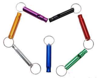 Mini Multicolor Emergency Whistle Camping Hiking Survival  