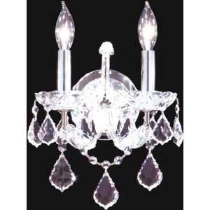   Crystal Two Light Wall Sconce by James R. Moder