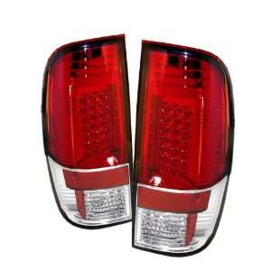 Spyder Auto Ford F250/350/450/550 Super Duty Red Clear LED Tail Light