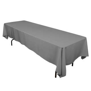 60 x 126 in. Polyester Tablecloth Wedding tradeshow Kitchen shower 