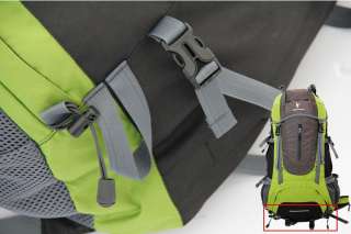 60L Professional Backpack Bag Camping Hiking External Frame Orange 