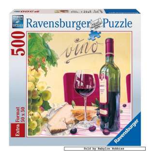 NEW Ravensburger jigsaw puzzle 500 pcs Square   Still Life with Wine 