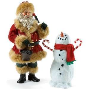   Snow Business Like Sno* Santa Decorates Snowman with Coal Everything
