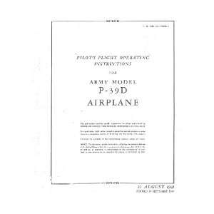   39 D Aircraft Flight Manual: Bell Aircraft P 39 Airacobra: Books
