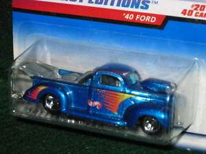 1998 HOT WHEELS #654 1940 FORD FIRST EDITIONS MAL BASE  