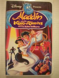 Walt Disney Aladdin and the King of Thieves VHS Tape 786936460933 