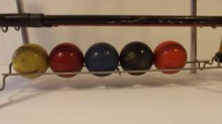   Craft Croquet Set w Aluminum Caddy Mallets Balls Wickets Posts  