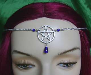 WICCAN/Wicca PENTACLE PRIESTESS Crown/CIRCLET/Headpiece  