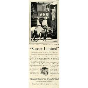   Limited Train Conductor Western Cowboys   Original Print Ad Home