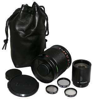   EOS Mount 500mm / 1000mm MultiCoated Mirror Lens with Macro Focusing