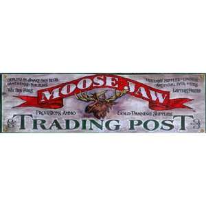   Lodge Signs   Moose Jaw Trading Post LARGE, 14x42: Everything Else
