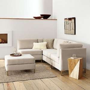  west elm Armless Sectional, Set 3   Sofa, Single & Corner 