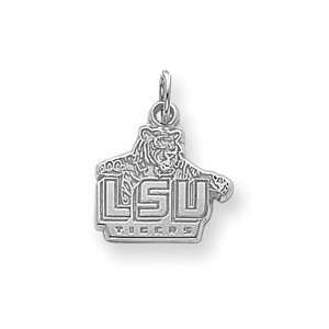   Silver Collegiate Louisiana State Charm West Coast Jewelry Jewelry