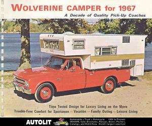 1967 Chevrolet Wolverine Camper Pickup Brochure  