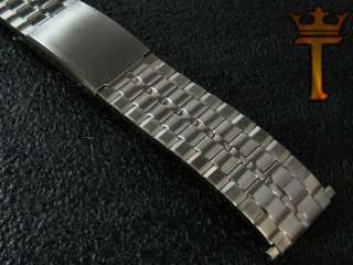 Vintage Watch Band Unused 22mm 7/8 Speidel USA Wide Stainless Steel 