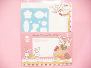 Sweets Bunny Paradise Rabbit Letter Set / Japan Stationary  