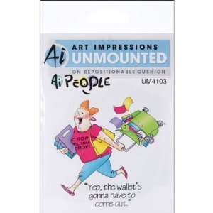  Art Impressions Cropper Set Rubber Stamp: Arts, Crafts 