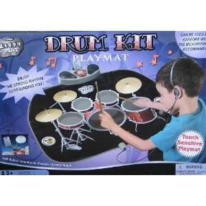 Electronic Drum Set Playmat: Toys & Games