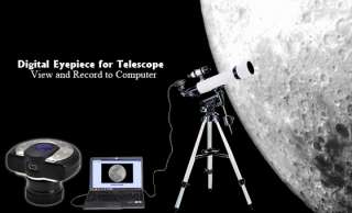 Digital Eyepiece for Telescope View Record to Computer  