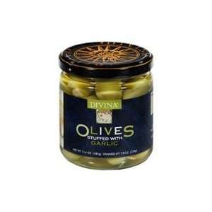 Divina Olives Stuffed with Garlic   7.7: Grocery & Gourmet Food