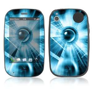  Palm Pre Plus Decal Skin   Abstract Blue Tech: Everything 