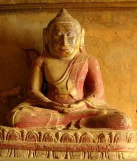Old Burmese BUDDHA Statue Amulet Pendant Rare & Fine  
