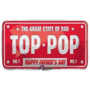  Fathers Day Balloons  Top Pop License Super Shape: Toys 