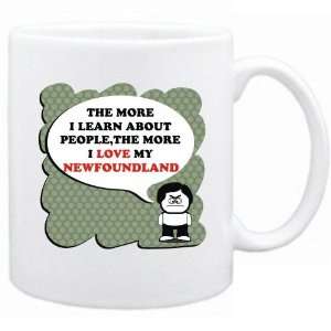   People , The More I Love My Newfoundland  Mug Dog: Home & Kitchen