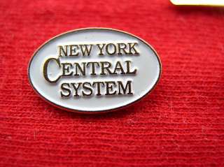 NEW YORK CENTRAL SYSTEM TRAIN LOGO EMBLEM RAILROAD PIN  