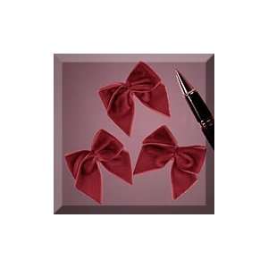    25ea   1 3/4 Red Velvet Butterfly Bow Tie: Arts, Crafts & Sewing
