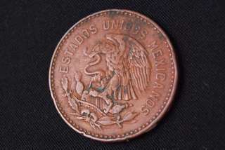 1956 Cincuenta Centavos Coin Mexico  