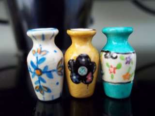 Dollhouse Miniature Garden Supply  Home Art Flower Vase  