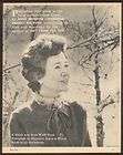 1962 Anne Morrow Lindbergh photo Dearly Beloved book ad