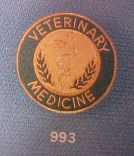 Veterinary Medicine Insignia Emblem Lapel Pin 993 New  