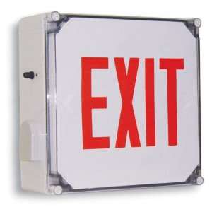   Exit Sign   AC and Battery Backup   Exitronix VRC 1 R WB Electronics