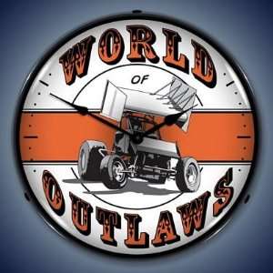  World Of Outlaws Lighted Wall Clock
