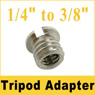 to 3/8 Convert Screw Adapter for Tripod & Monopod  