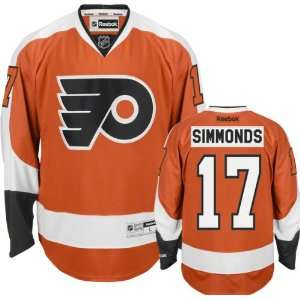  Wayne Simmonds Jersey Reebok Orange #17 Philadelphia 