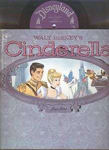 Walt Disneys Story Of Cinderella Soundtrack Lp Booklet  