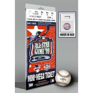   1999 MLB All Star Game Mini Mega Ticket   Red Sox