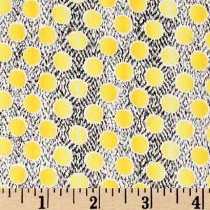   Wide Visual Arts Dots Citrus Fabric By The Yard: Arts, Crafts & Sewing