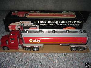 GETTY 1997 TANKER TRUCK SERIALIZED LIMITED ED.  