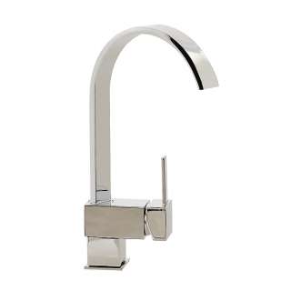 Polished Chrome Kitchen Sink Wet Bar Tap Vessel Faucet  