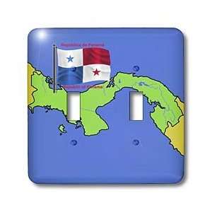 777images Flags and Maps   North America   Flag and Map of Panama with 