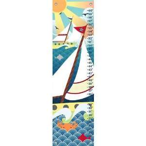  Oopsy Daisy Vintage Voyage Personalized Growth Chart: Home 